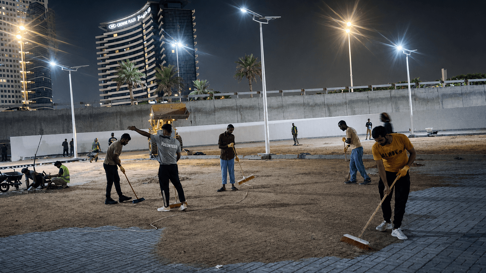Commercial Plaza Cleaning