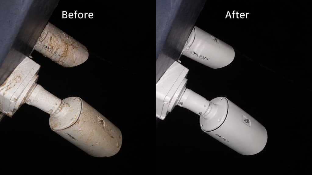 Security Camera Cleaning